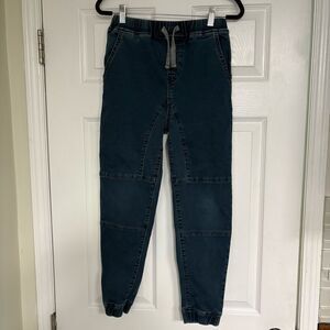 7 For All Mankind Drawstring Waist Knit Jeans Size Medium